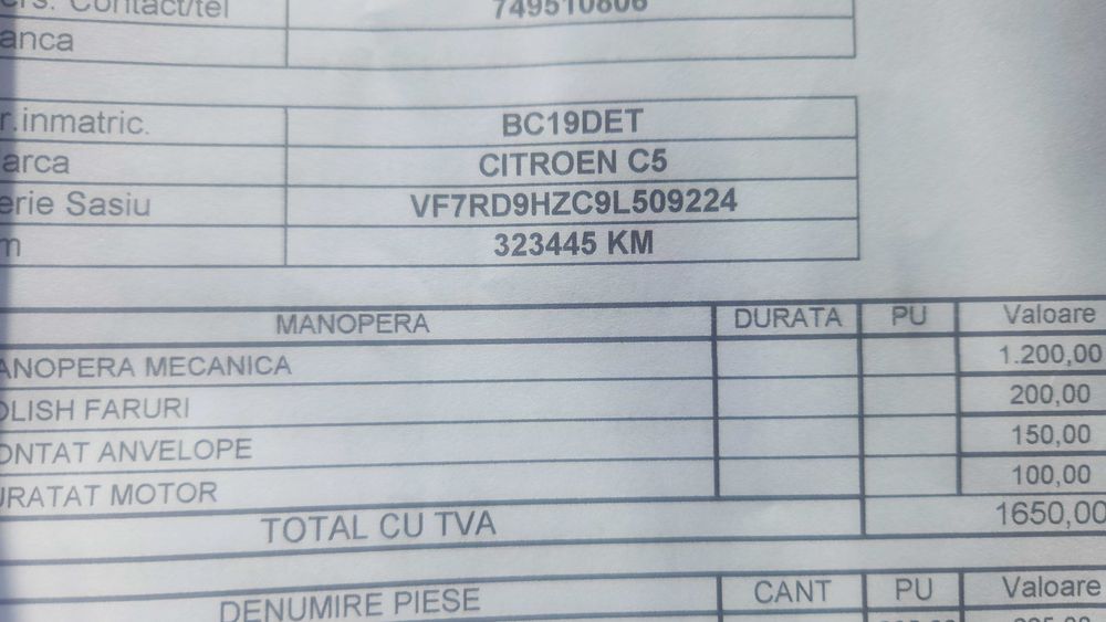 Citroen C5 2009 Masina personala. Merită vazuta