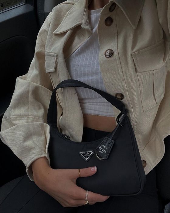 Prada Black Re-nylon Re-edition 2000 Mini-bag