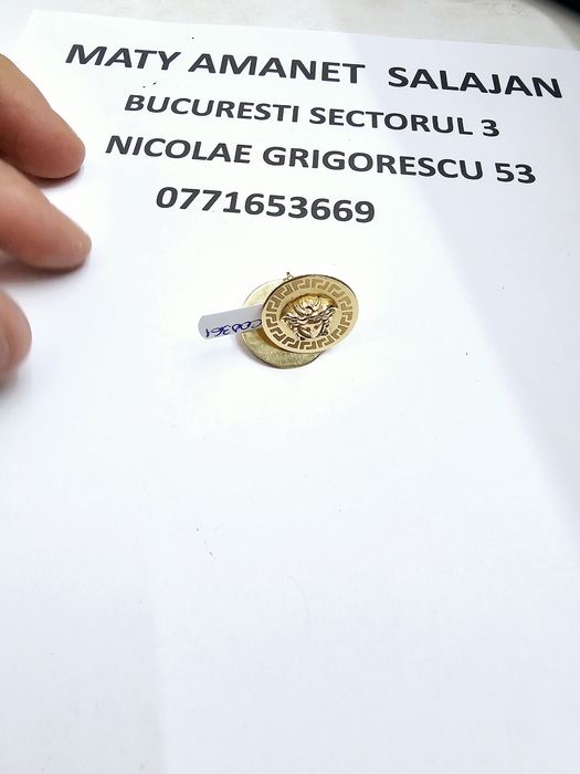 Vand cercei din aur 14 k 4.28 g cod 361