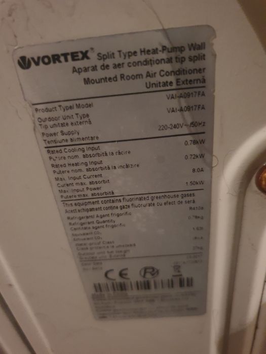 Aer condiționat marca vortex
