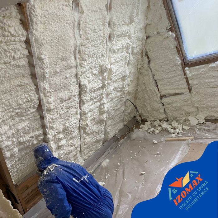 Izolatie premium de la-IZOMAX spuma poliuretanica(tavan,pod,mansarda)