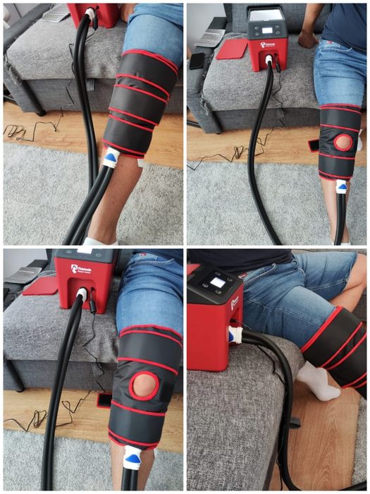 Pachet ap. mobilizare genunchi Kinetec Ortoflex și Ap crio-compresie