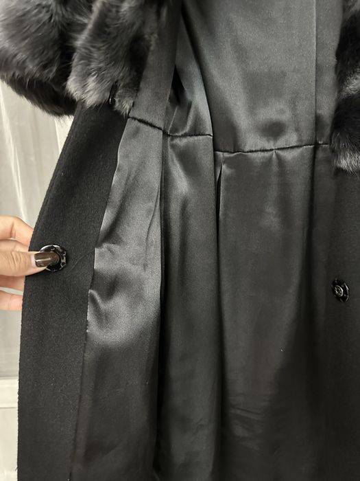 Комбинированное пальто