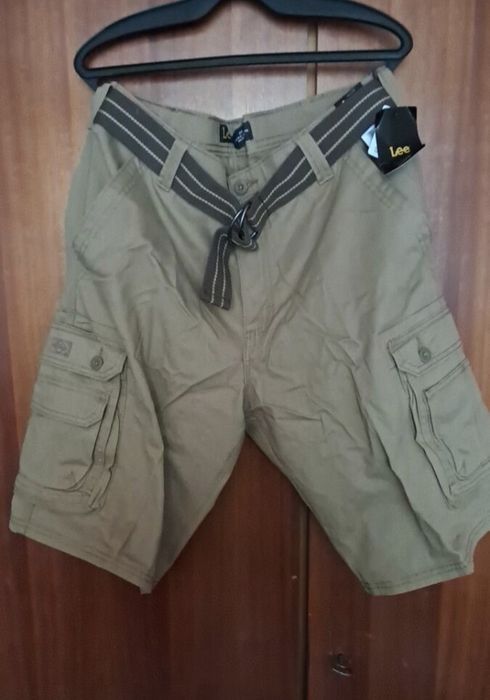 Мъжки къси карго панталони 100% памук