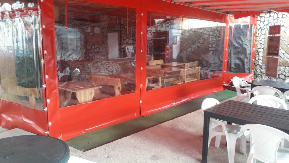 Ветроупорни завеси , тенти , покривала