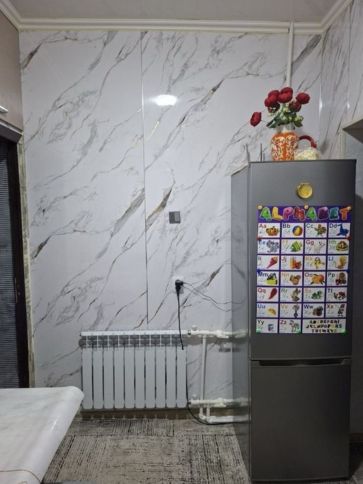 1 комнатная (38кв.м.) в 8 микрорайоне (Чинара) | переделанная в 2х ком