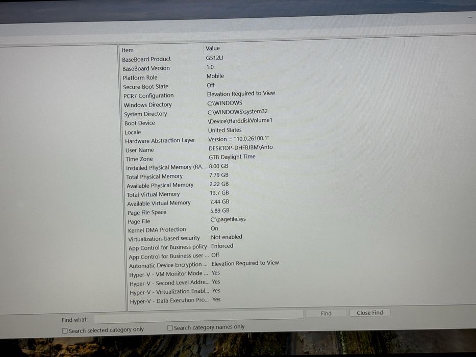 Laptop Asus ROG Strix G512LI