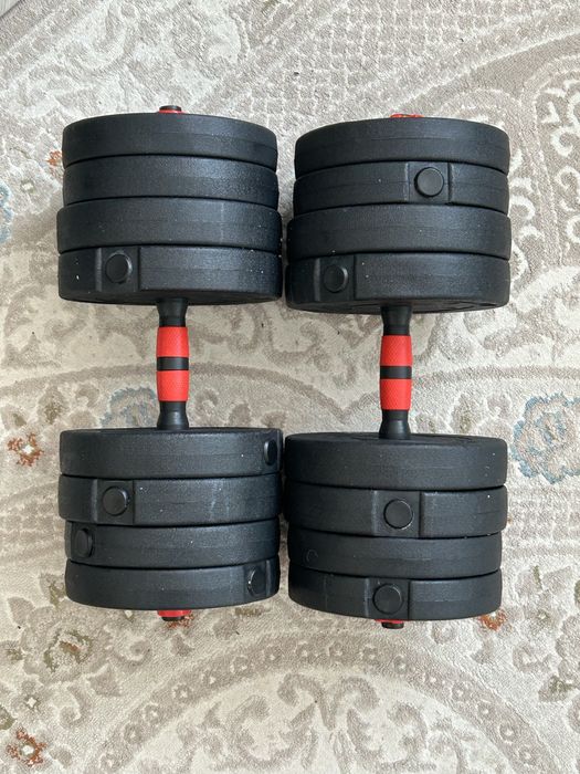 44кг Разборные гантели 22х2