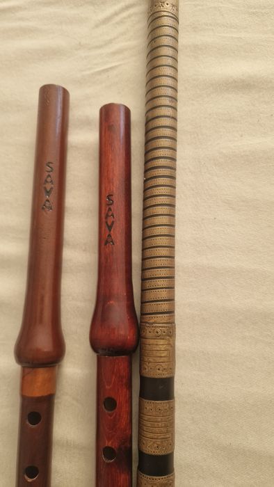 Fluiere tradiționale românești / caval – lemn – marcaj SAVA