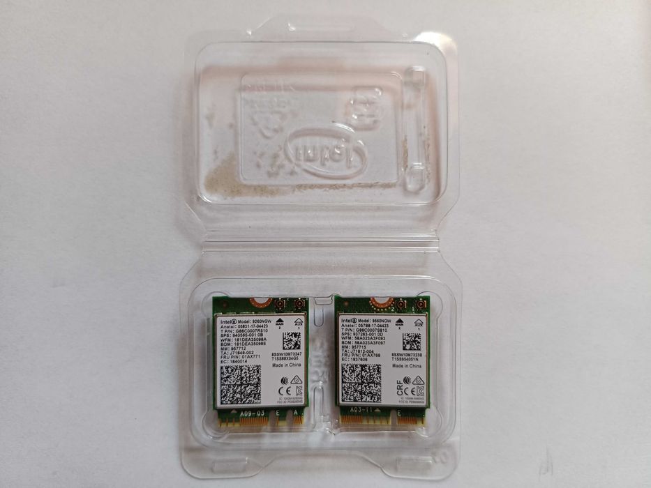 Placă wireless Wi-Fi 5 Intel AC9260 NGW M.2/NGFF, BT 5.0, 2 Gbps_NOU