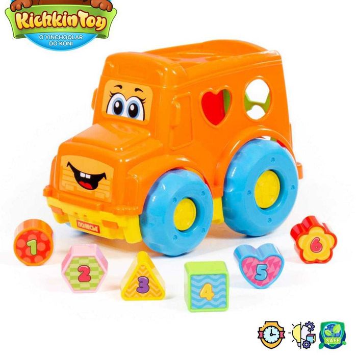 Bolalar uchun O'yinchoq logika mashina Игрушки Развивающая игрушка,