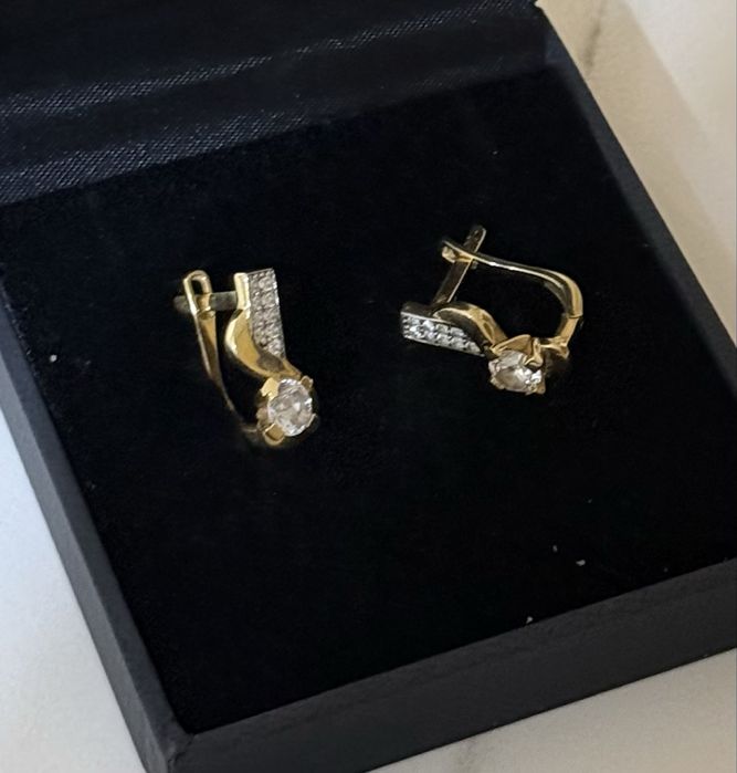 Золотые серьги 585 проба