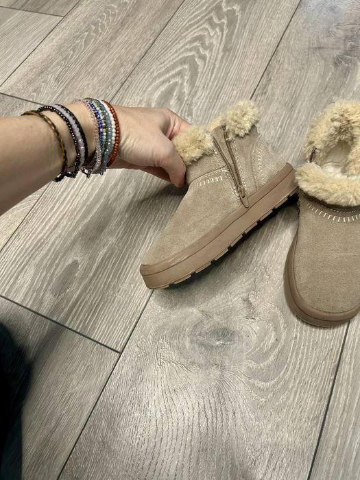 Ghete Zara fetite piele intoarsa 28