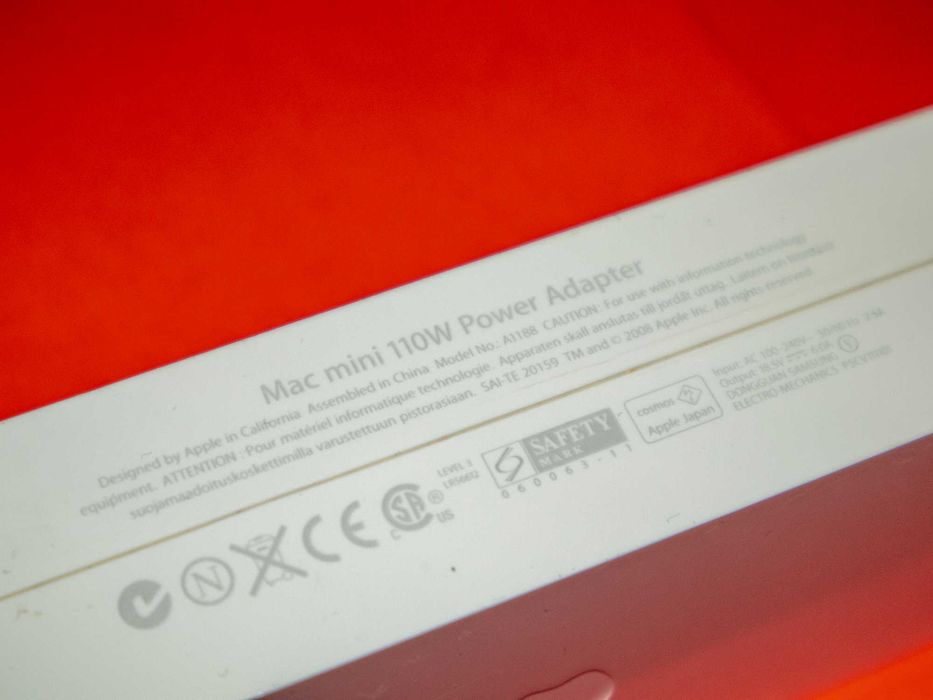 Оригинално Захранване Apple A1188 110W за Mac Mini A1176 A1283