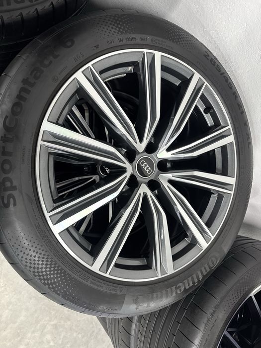 Jante Audi Q8 SQ8 R21 Originale Continental de vara 44/2024 99%