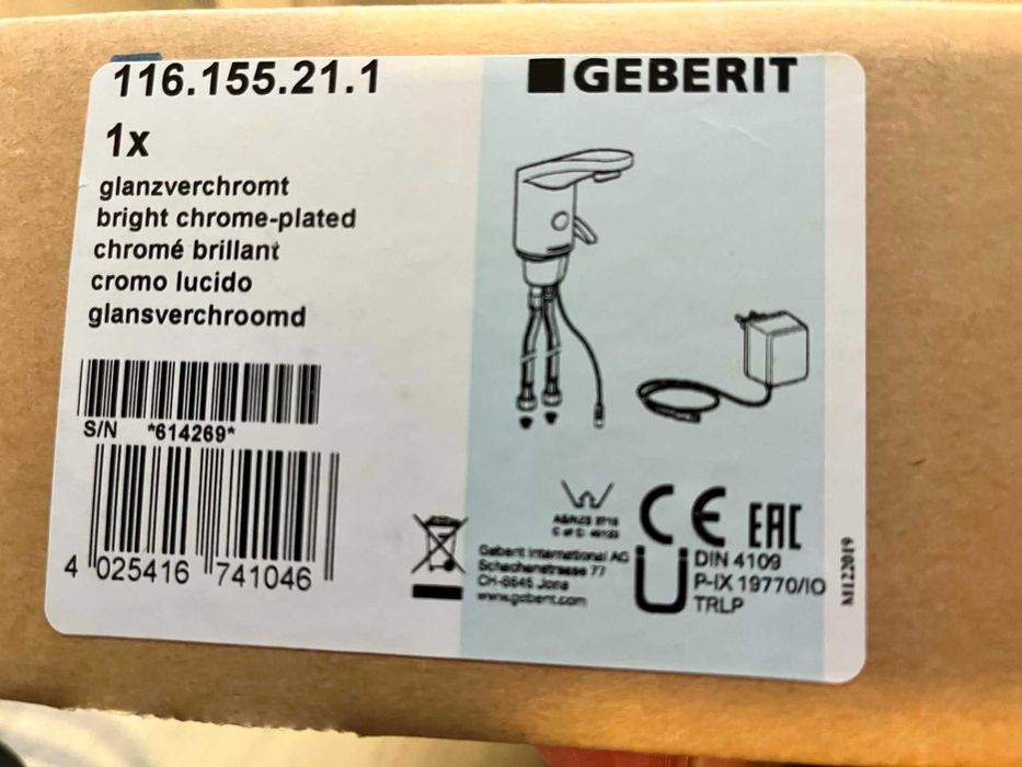 Baterie lavoar Geberit 182