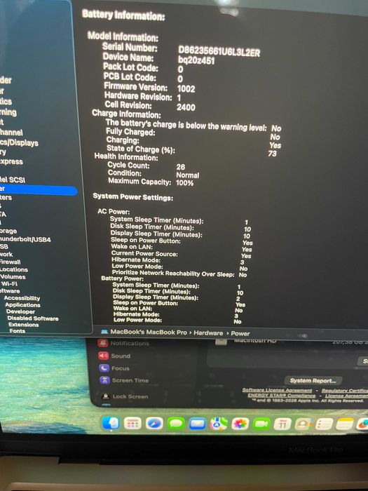 13" M2 MacBook Pro A2338 (2022) Space Gray
