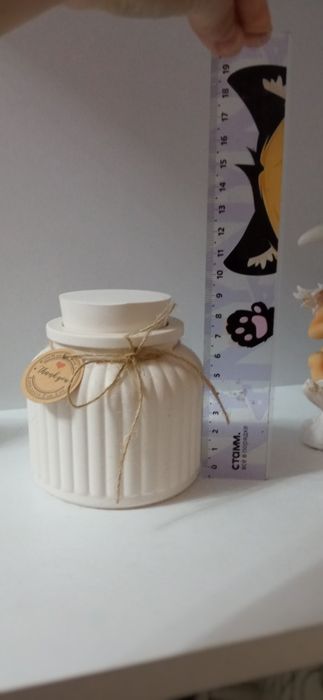 Кашпо декоративное, ручной работы.