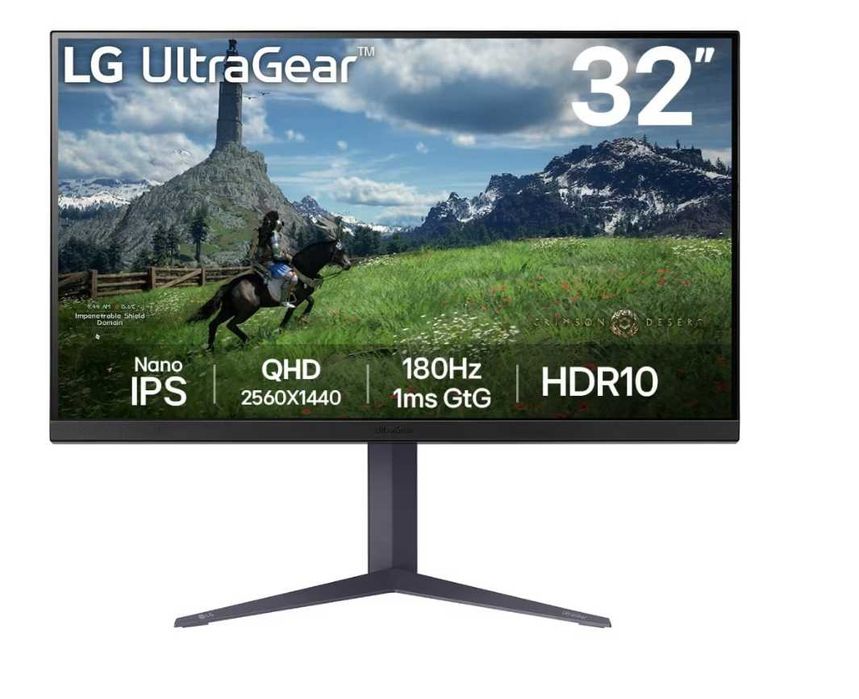 Monitor GamingNano IPS LG UltraGea 31.5", (2560x1440), 180Hz, 1ms