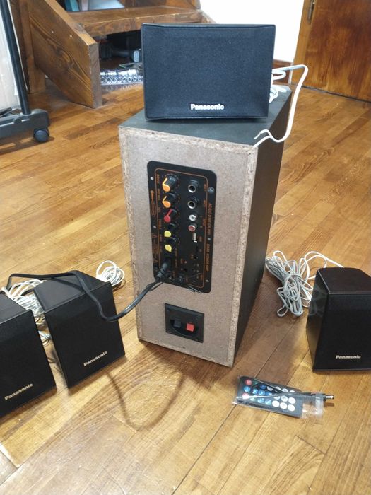 Boxe Activ Panasonic 5.1 cu bluetooth (5 satelit, 1 subwoofer 100watt)