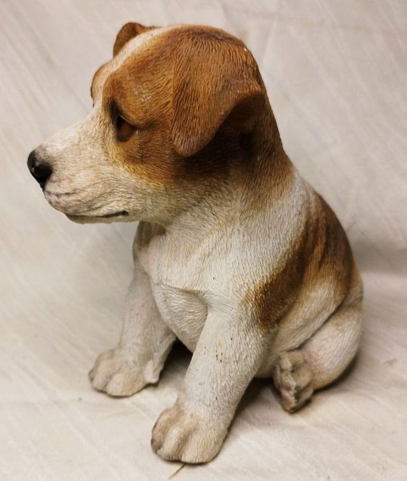 Figurină decorativă câine realistic Colecția Leonardo, rășină acrilică