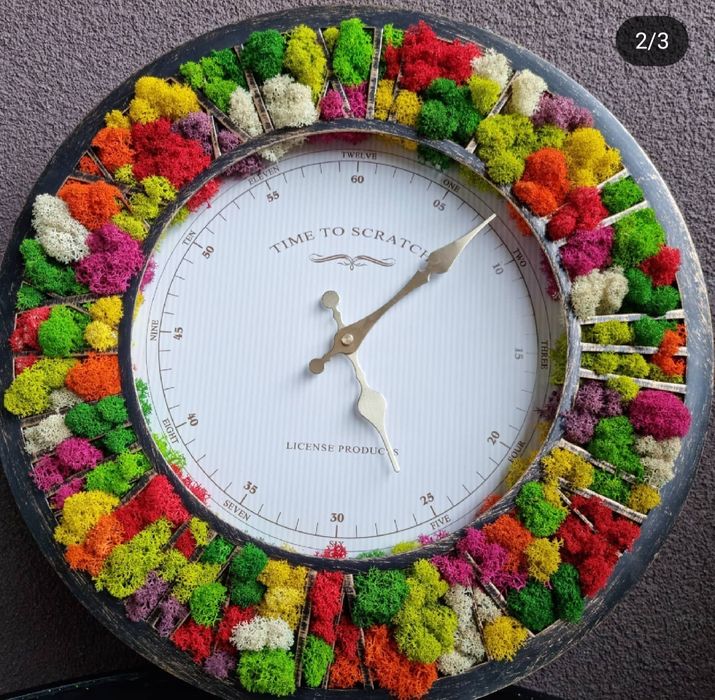 Ceas cu licheni stabilizati