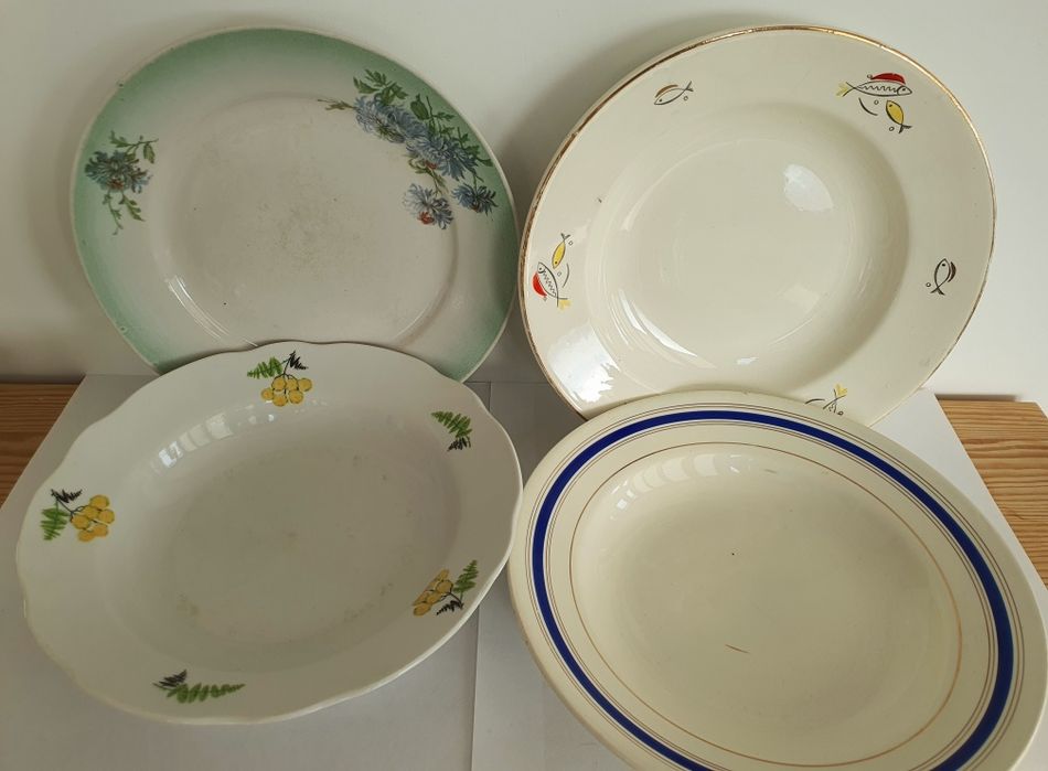 Сервиз Советский Абстракция Листочки