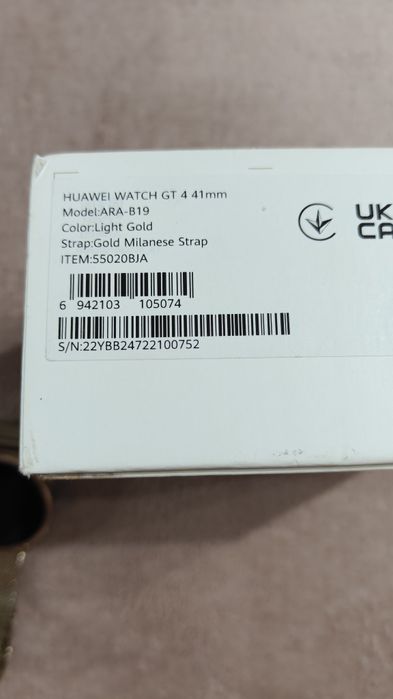 Smartwatch Huawei gt4 41mm gold