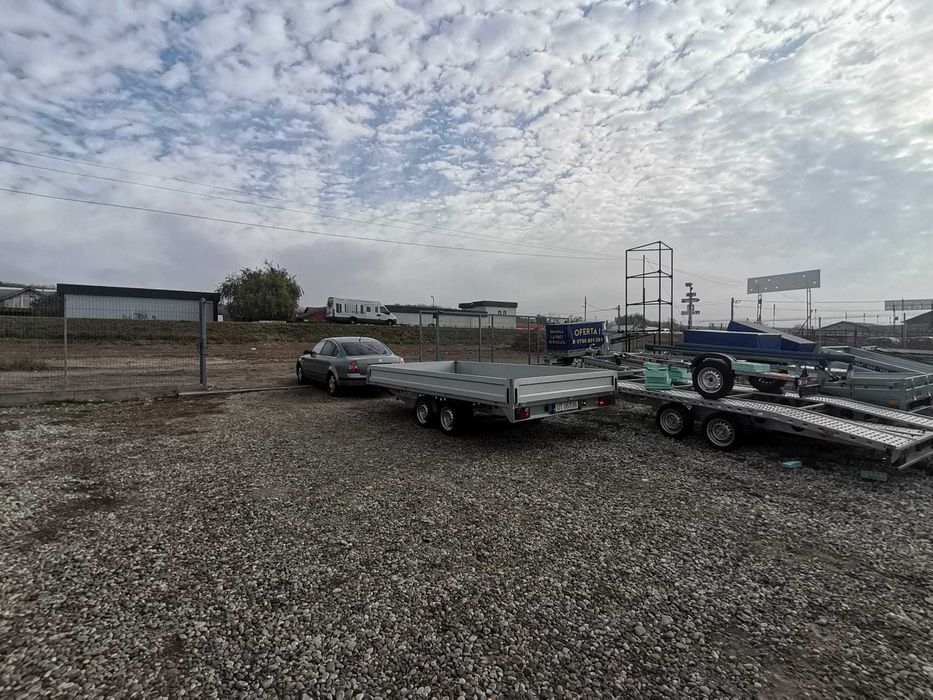 Remorca 2700 kg,410x210 ,UTILAJE,UTV,STUPI,sasiu intarit ,RAR GRATUIT