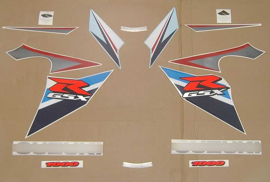 Стикери Сузуки 1000 GSXR 2007г-2008г Suzuki GSX-R лепенки к7 к8 k7 k8