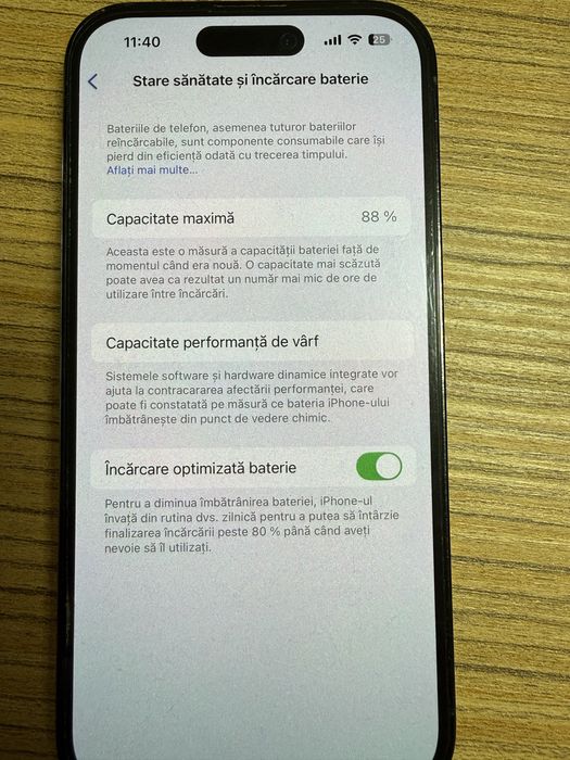 Iphone 14 Pro , 128 gb  , Baterie 88%