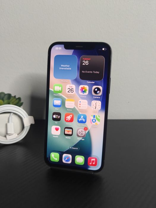 iPhone 12, Black • Perfect Funcțional! • Condiție Excelentă!