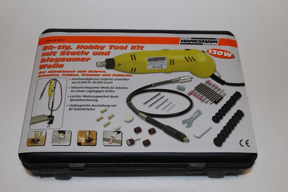 Дрелка MANNESMANN 80 ч., дремел, машинка за гравиране, Германия