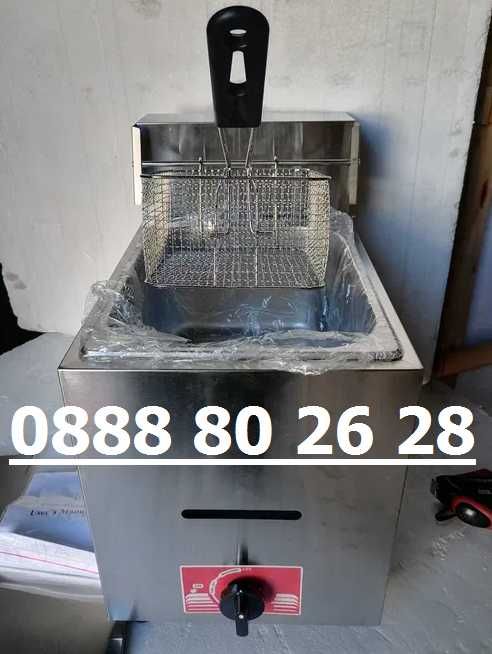 Газов Фритюрник 6л. 6+6л. дюнер скара котлон 8л.,8+8л