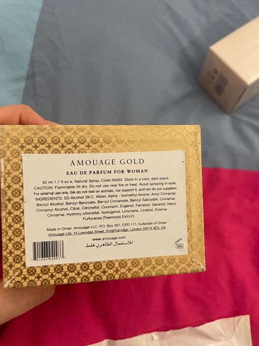 Parfum Amouage Gold Eau de Parfum
