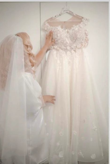Rochie de mireasa model unicat realizata in atelier