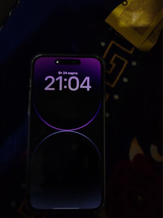 Iphone 14 pro max 77% batareya Region ZP/A 2 ta sim kartalik.