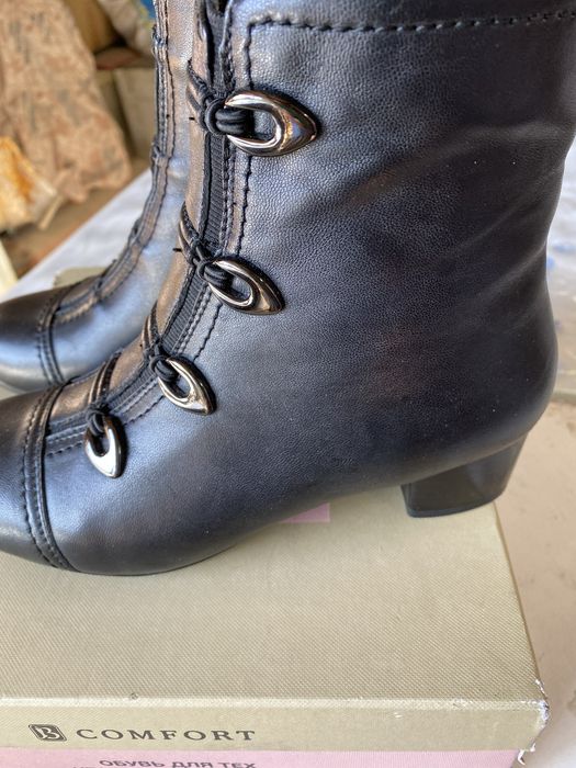 Продам кожаные полусапожки