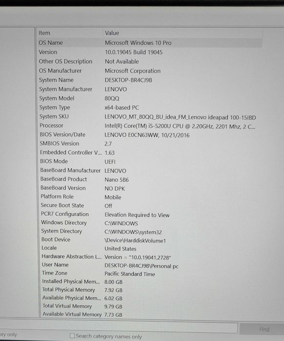 Laptop Lenovo IdeaPad 100-15IBD, cu procesor Intel® Core™i5-5200U