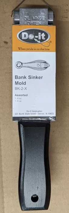 Форма для литья рыболовных грузил Do-it Molds 1103 / BK-2-X (США)