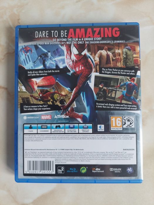 [PS4/PS5] Vând The Amazing Spider-man 2 PlayStation 4 și 5 /poze reale
