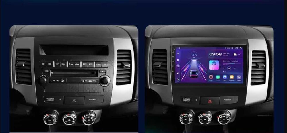 MITSUBISHI oulander 2 - 9" МУЛТИМЕДИЯ / Навигация Android 14