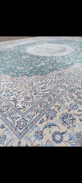 Классический ковёр Персидский ковёр Nain . Ручная работа