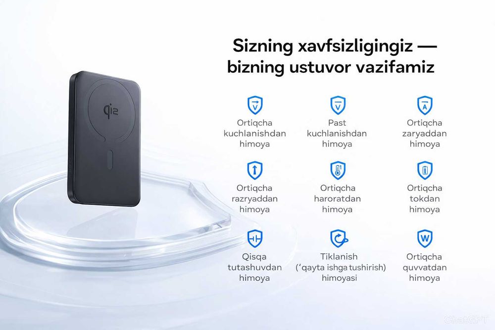 ДОСТАВКА! Baseus EnerFill FM12 Qi2 - беспроводной Magsafe Powerbank