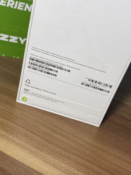 iPhone 17 Pro Max eSim • 512 GB • Cosmic Orange