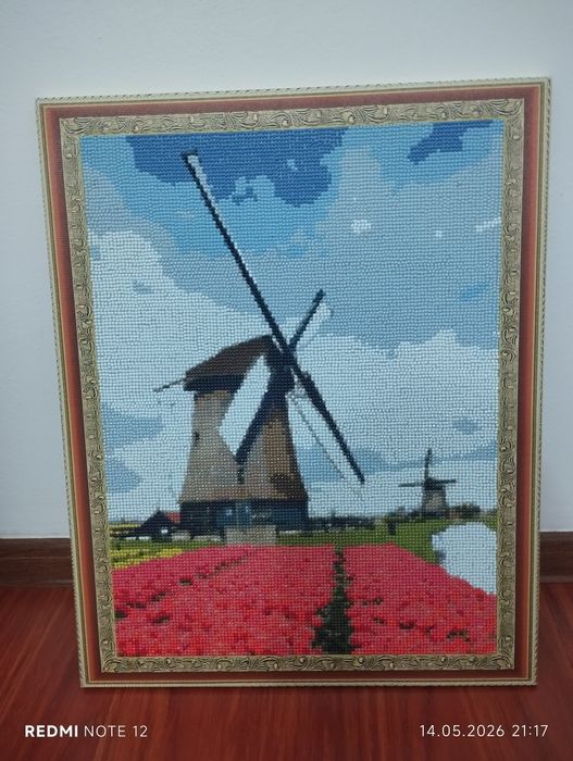 Алмазная мозаика готовая работа