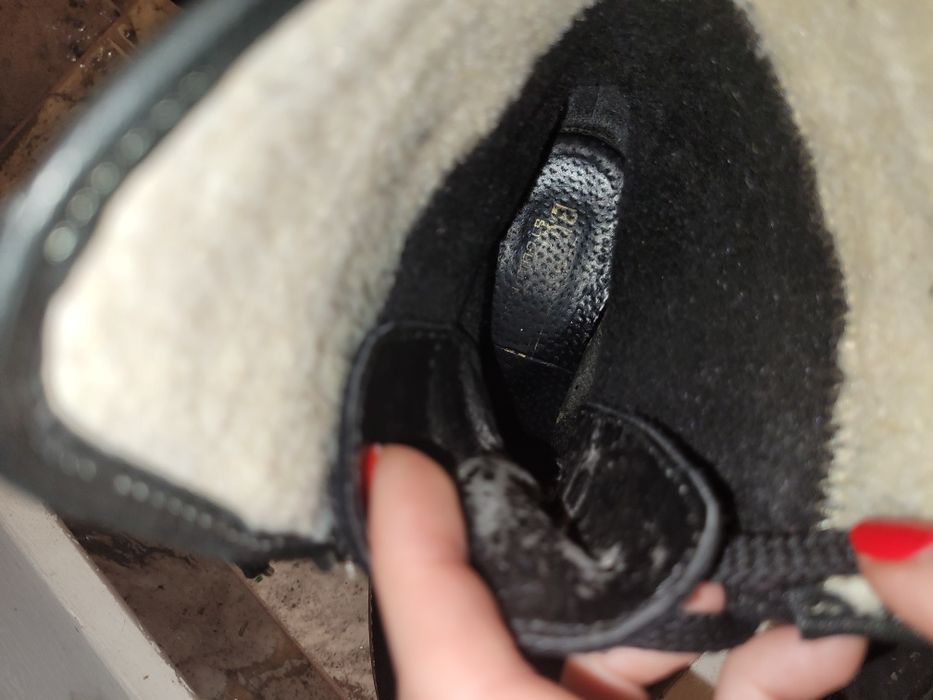 Ghete toc imblanite piele intoarsa