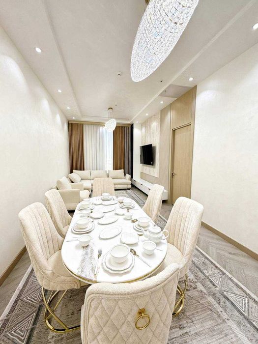 Nest One | 2-комнатная квартира | 90м² | Премиум класс | 1500$ | Центр