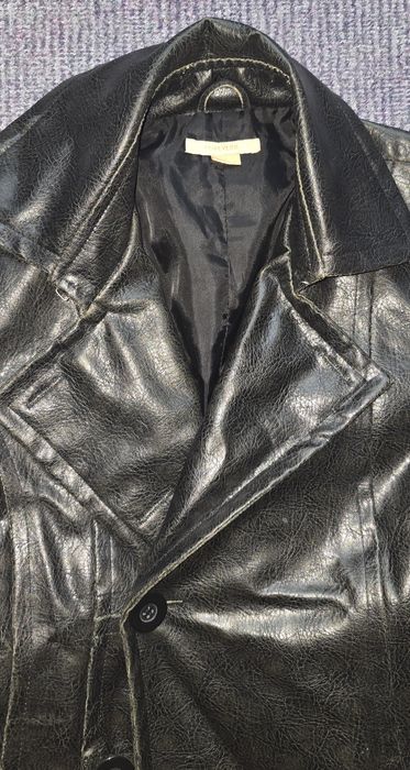 SH Geaca neagra de dame, piele cu captuseala, marimea S, de la Forever