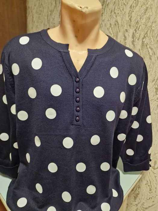 Новая нарядная кофта в горох